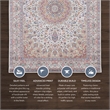 Linon Eclipse Kramer Woven Polyester 2'2