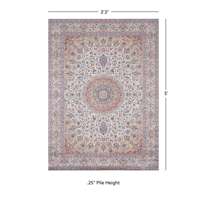 Linon Eclipse Kramer Woven Polyester 3'3