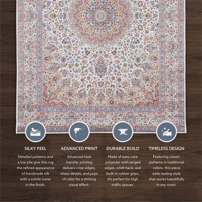 Linon Eclipse Kramer Woven Polyester 3'3