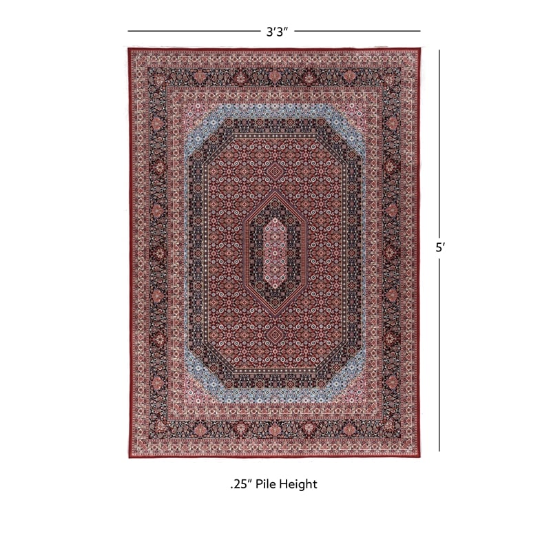 Linon Eclipse Milton Woven Polyester 3'3