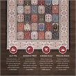 Linon Eclipse Farlin Woven Polyester 2'2