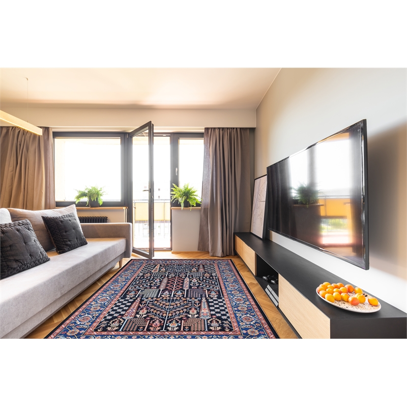 Linon Eclipse Tenley Woven Polyester 6'7