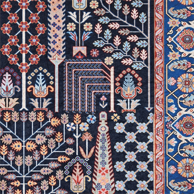 Linon Eclipse Tenley Woven Polyester 6'7