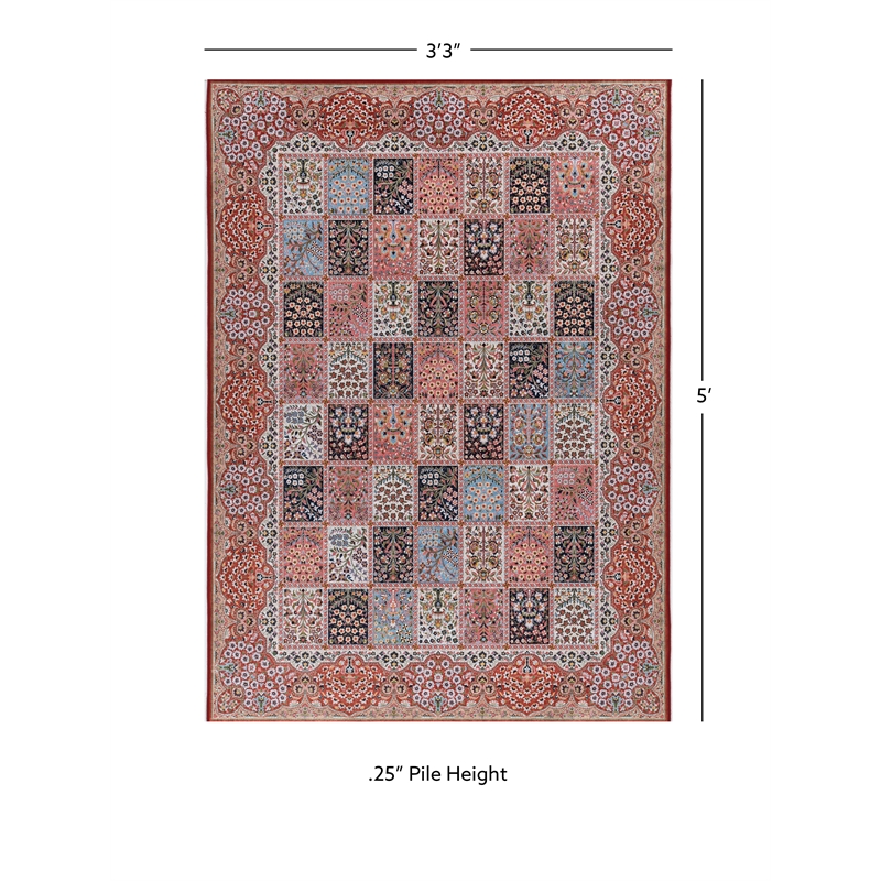 Linon Eclipse Morris Woven Polyester 3'3