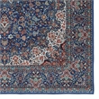 Linon Eclipse Klein Woven Polyester 5'x 7' Rug in Blue