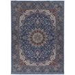 Linon Eclipse Klein Woven Polyester 5'x 7' Rug in Blue