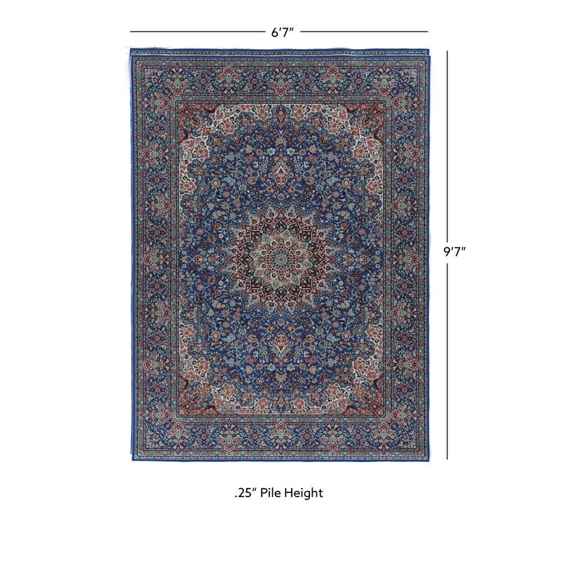 Linon Eclipse Klein Woven Polyester 6'7