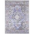 Linon Eclipse Tyler Woven Polyester 5'x 7' Rug in Lavender Purple