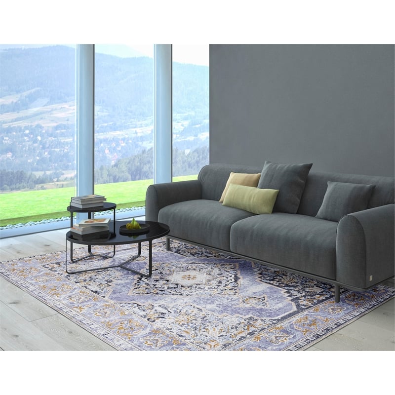 Linon Eclipse Tyler Woven Polyester 6'7