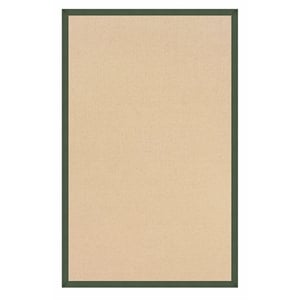 Linon Empire Machine Tufted Wool 1'10&quotx2'10&quot Rug in Natural and Green
