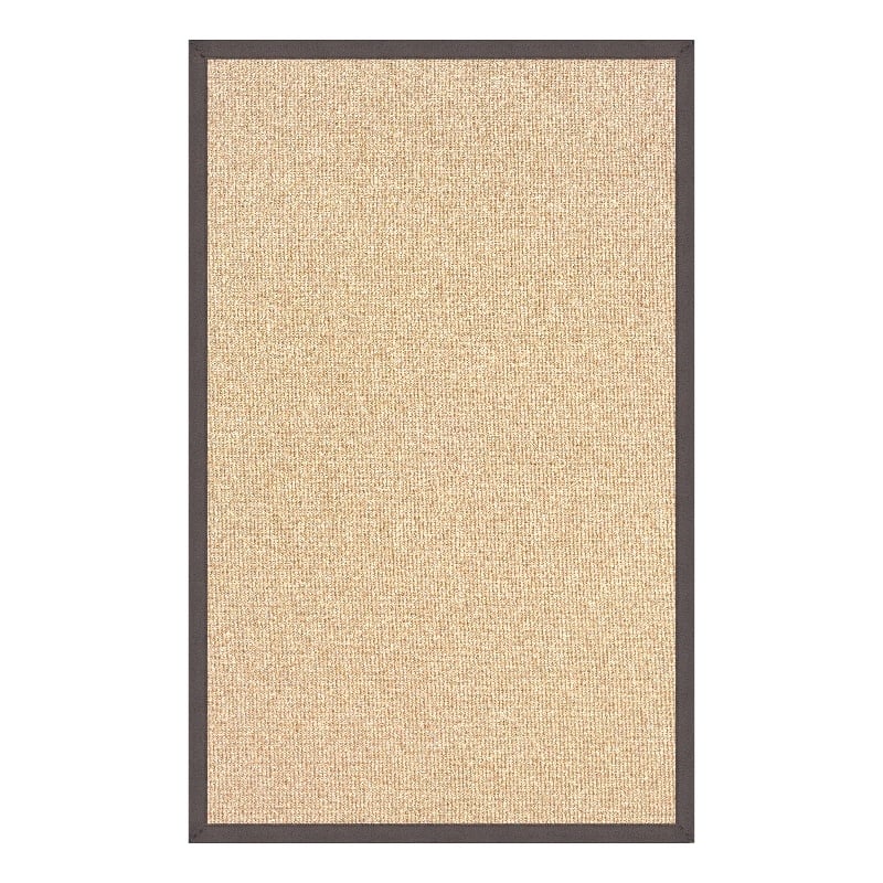 Linon Empire Machine Tufted Wool 8'x11' Rug in Natural and Slate