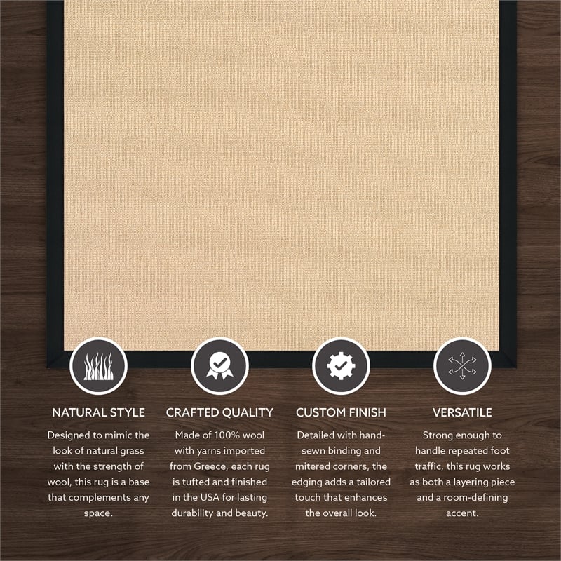Linon Empire Machine Tufted Wool 1'10