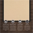 Linon Empire Machine Tufted Wool 4'x6' Rug in Natural and Black