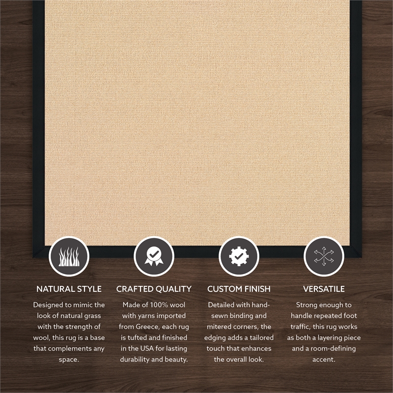 Linon Empire Machine Tufted Wool 8'9