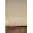 Linon Empire Machine Tufted Wool 4'x6' Rug in Natural and Beige