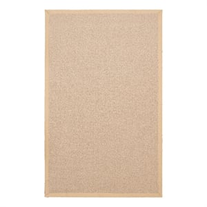 Linon Empire Machine Tufted Wool 5'x8' Rug in Natural and Beige