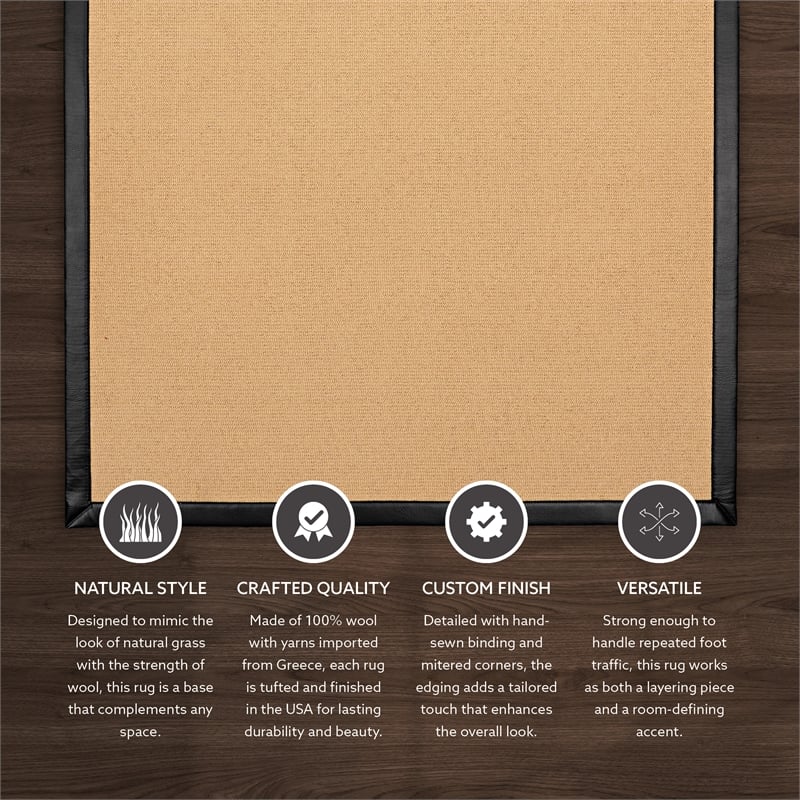 Linon Empire Machine Tufted Wool 8'9