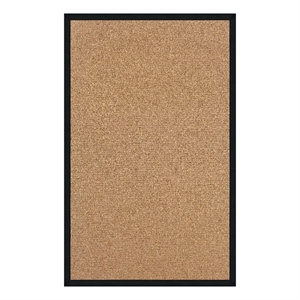 Linon Empire Machine Tufted Wool 1'10&quotx2'10&quot Rug in Cork Brown and Black