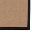 Linon Empire Machine Tufted Wool 8'x11' Rug in Cork Brown and Black
