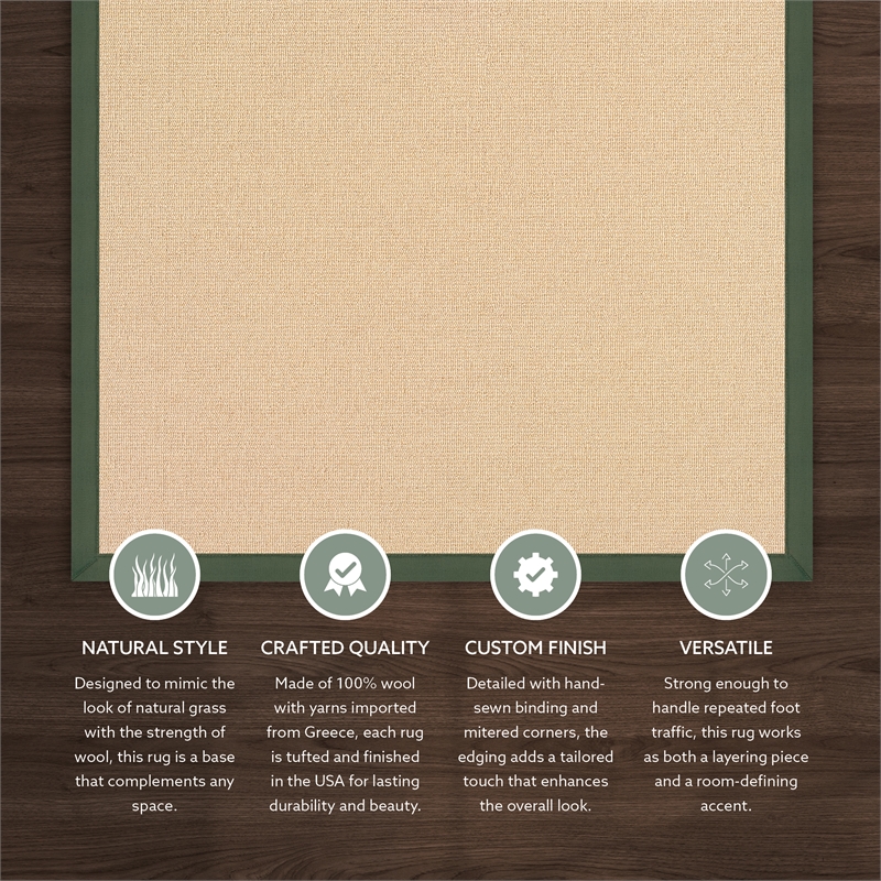 Linon Empire Machine Tufted Wool 9'10