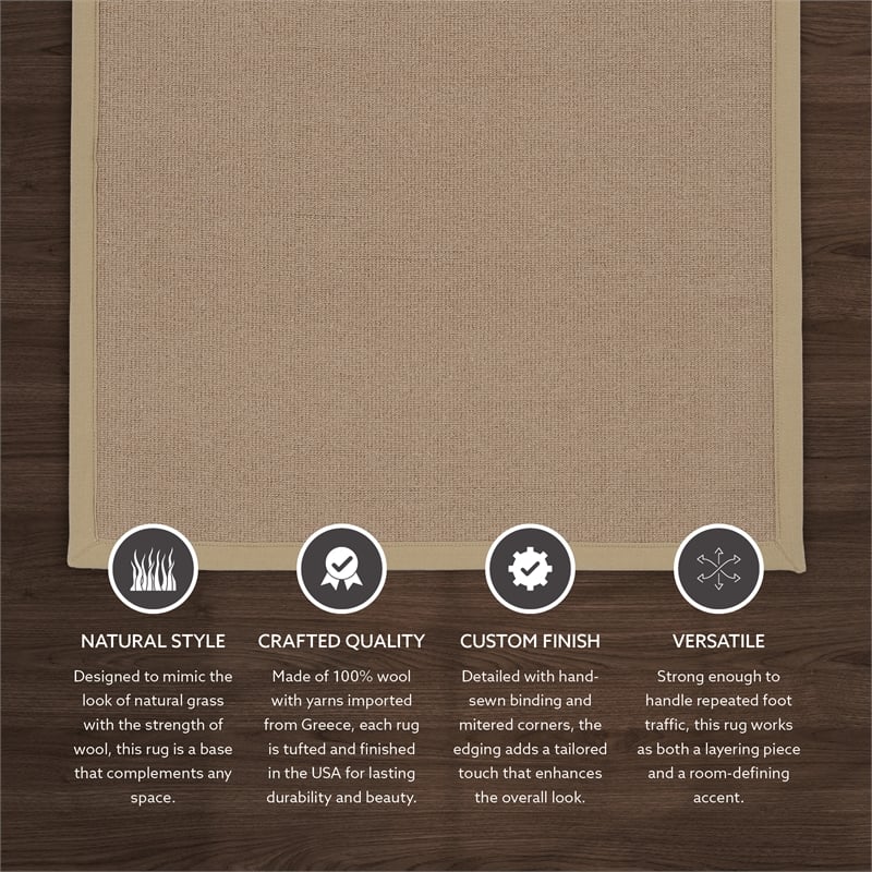Linon Empire Machine Tufted Wool 9'10