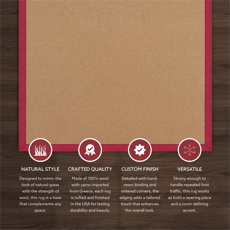 Linon Empire Machine Tufted Wool 9'10