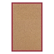 Linon Empire Machine Tufted Wool 5'x8' Rug in Cork Brown and Red