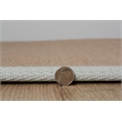 Linon Empire Machine Tufted Wool 4'x6' Rug in Cork Brown and Ice Blue