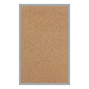 Linon Empire Machine Tufted Wool 4'x6' Rug in Cork Brown and Ice Blue