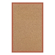 Linon Empire Machine Tufted Wool 5'x8' Rug in Cork Brown and Burnt Orange