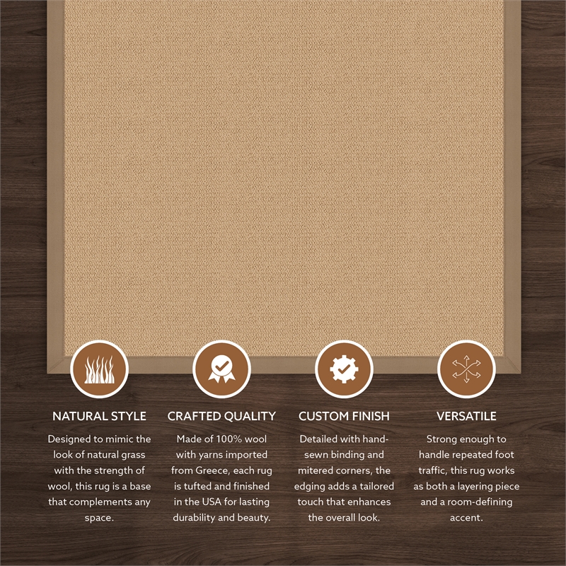 Linon Empire Machine Tufted Wool 2'6