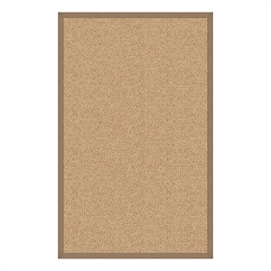 Linon Empire Machine Tufted Wool 1'10&quotx2'10&quot Rug in Sisal and Beige