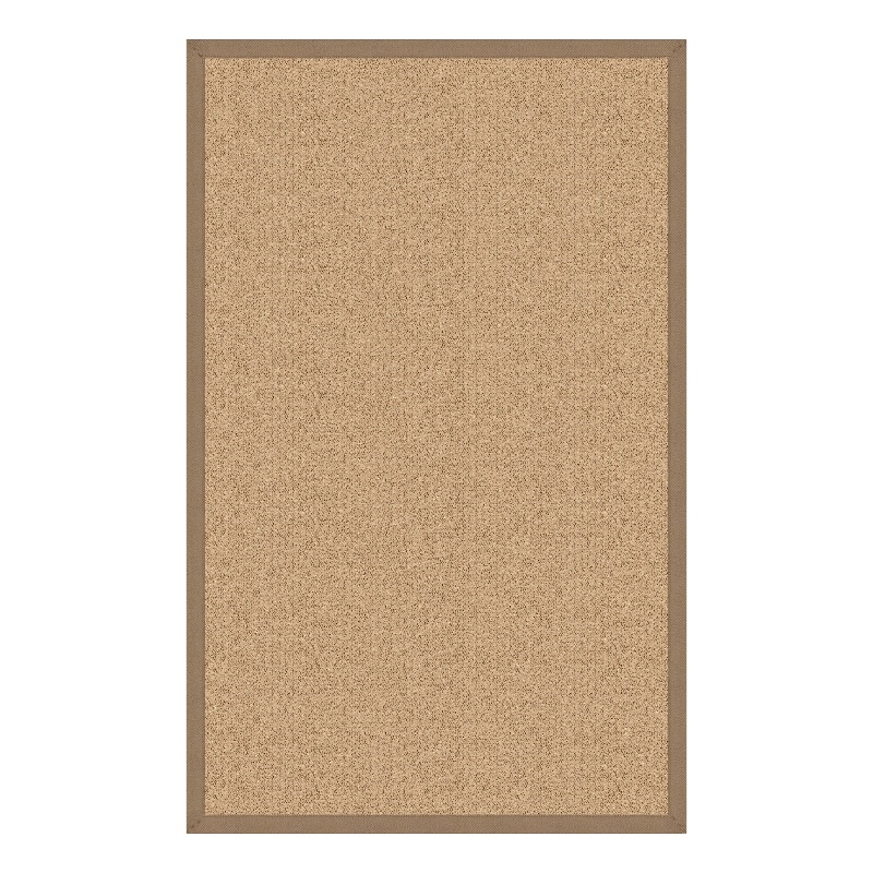 Linon Empire Machine Tufted Wool 8'x11' Rug in Sisal and Beige