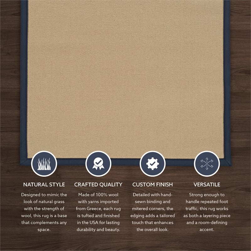 Linon Empire Machine Tufted Wool 1'10