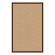 Linon Empire Machine Tufted Wool 4'x6' Rug in Sisal and Brown