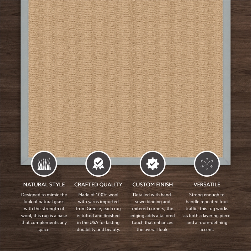 Linon Empire Machine Tufted Wool 8'9