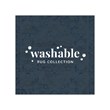Linon Washable Merit Polyester 3'x5' Rug in Ivory