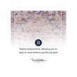 Linon Washable Merit Polyester 3'x5' Rug in Ivory