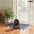 Linon Washable Lee Polyester 2'x3' Rug in Navy