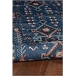 Linon Washable Lee Polyester 5'x7' Rug in Navy