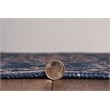 Linon Washable Lee Polyester 5'x7' Rug in Navy