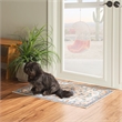 Linon Washable Wright Polyester 2'x3' Rug in Ivory