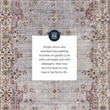 Linon Washable Leo Polyester 2'x8' Rug in Blue