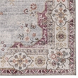 Linon Washable Leo Polyester 2'x8' Rug in Blue