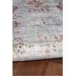 Linon Washable Leo Polyester 5'x7' Rug in Blue