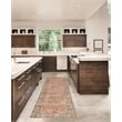 Linon Washable Blanche Polyester 2'x8' Rug in Pink