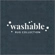 Linon Washable Blanche Polyester 2'x8' Rug in Pink