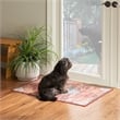 Linon Washable Cason Polyester 2'x3' Rug in Rust Orange