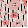 Linon Washable Lauren Polyester 5'x7' Rug in Ivory