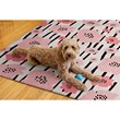 Linon Washable Lauren Polyester 5'x7' Rug in Ivory